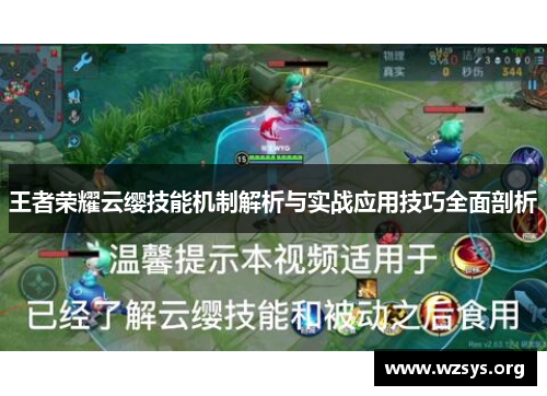 王者荣耀云缨技能机制解析与实战应用技巧全面剖析
